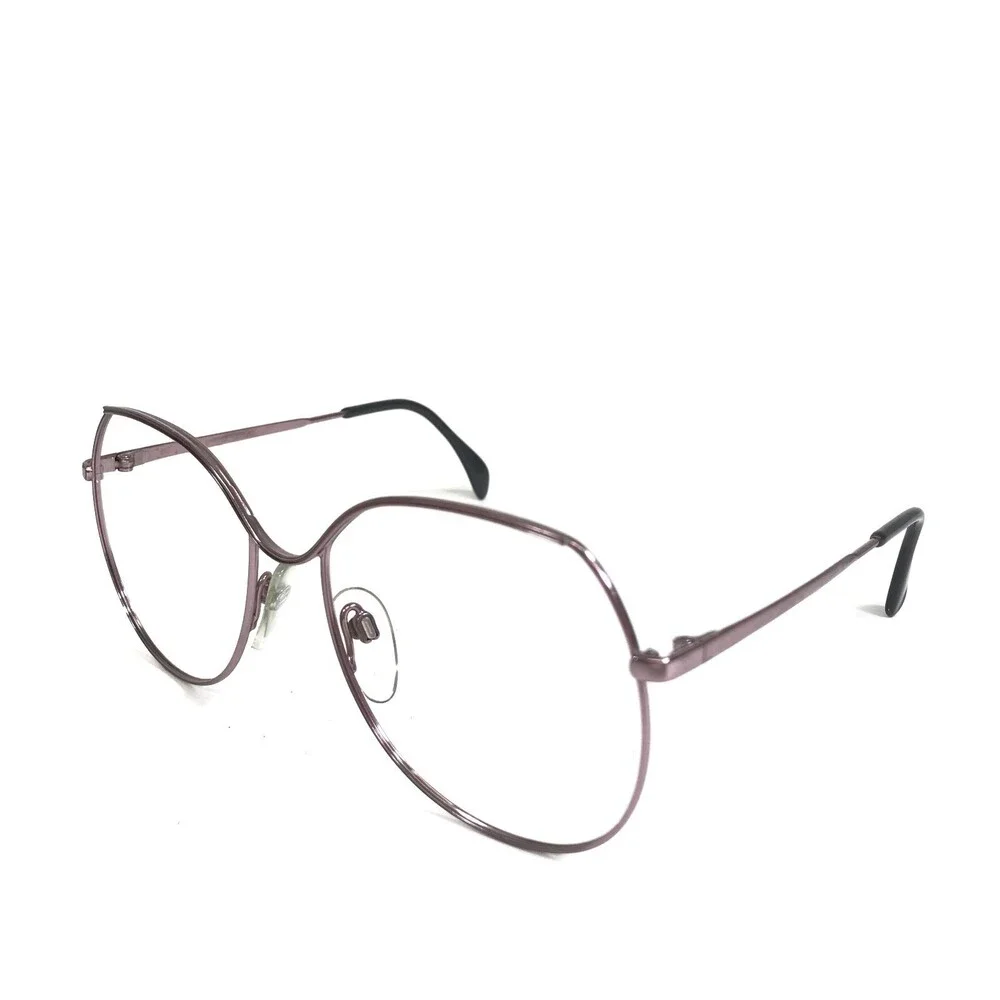 Vintage Silhouette Eyeglasses Frames M 6007 Pink Round Full Rim 56-16-130